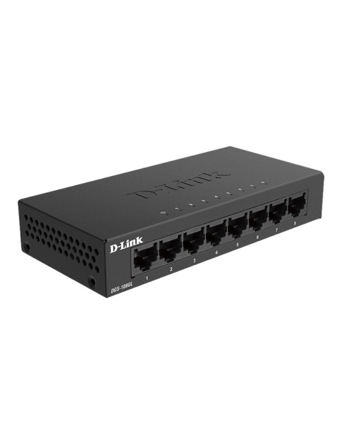 D-Link | Switch | DGS-108GL/E | Unmanaged | Desktop | Gigabit Ethernet (copper) ports quantity 8 | 60 month(s)