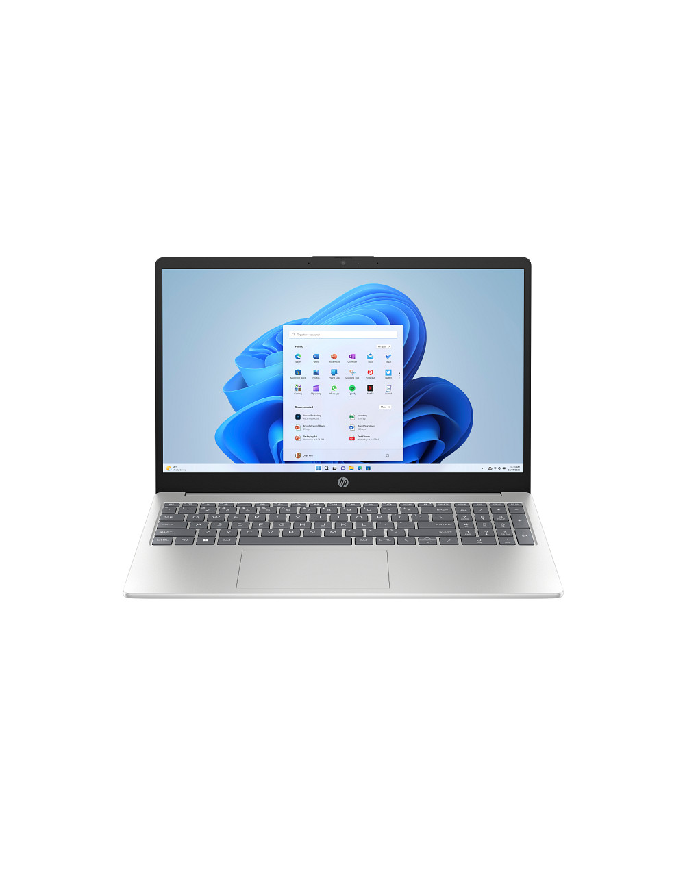 HP 15 | 15-fc0041ny | Silver | 15.6 " | FHD | 1920 x 1080 pixels | AMD Ryzen 5 | 5625U | 16 GB | DDR4-SDRAM | Solid-state drive 