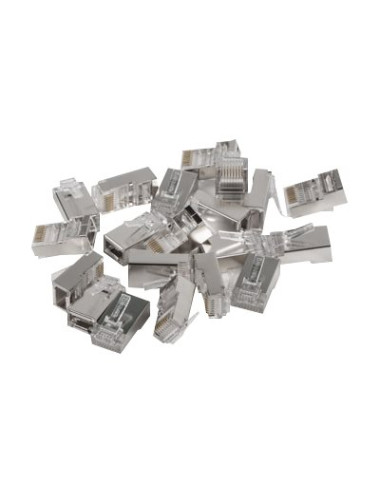 Lanberg | RJ45 CAT.6 FTP Plug 8P8C PASS Through Type, 100 pcs | PLS-6000EZ | Transparent