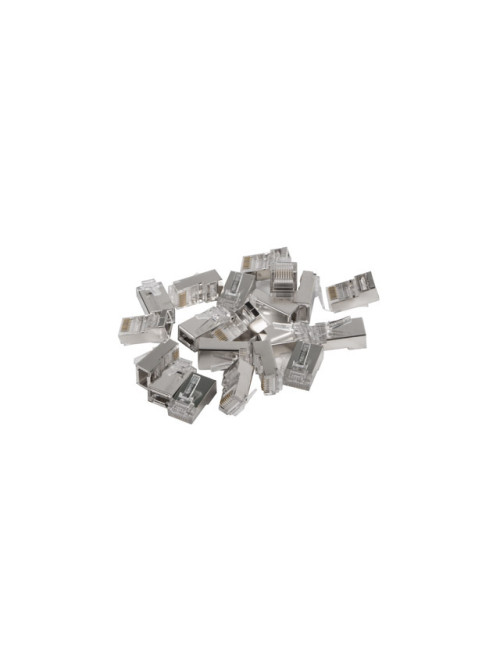 Lanberg | RJ45 CAT.6 FTP Plug 8P8C PASS Through Type, 100 pcs | PLS-6000EZ | Transparent