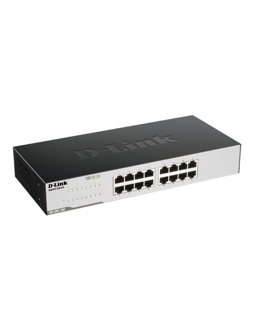 D-Link | 16-Port Gigabit Easy Desktop Switch | GO-SW-16G/E | Unmanaged | Desktop/Rackmountable | 24 month(s)