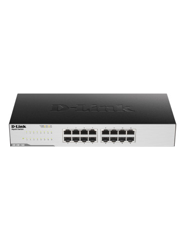 D-Link | 16-Port Gigabit Easy Desktop Switch | GO-SW-16G/E | Unmanaged | Desktop/Rackmountable | 24 month(s)