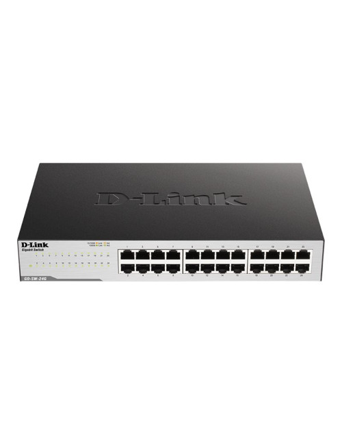 D-Link | 24-Port Gigabit Easy Desktop Switch | GO-SW-24G | Unmanaged | Desktop/Rackmountable | 24 month(s)