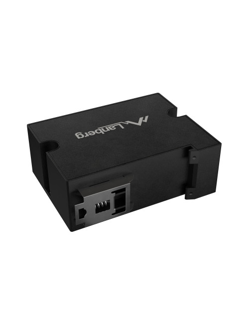 Lanberg Switch PoE Extender 1xIn 3xOut Fast Ethernet Din Rail at 30W metal clips | DIN-FE4-AT-30W