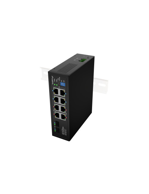Lanberg Switch PoE 4xBT 4xAT 4xSFP Din Unmanagment Gigabit Ethernet | ILGE-8P-2S-120 | Unmanaged | Din rail