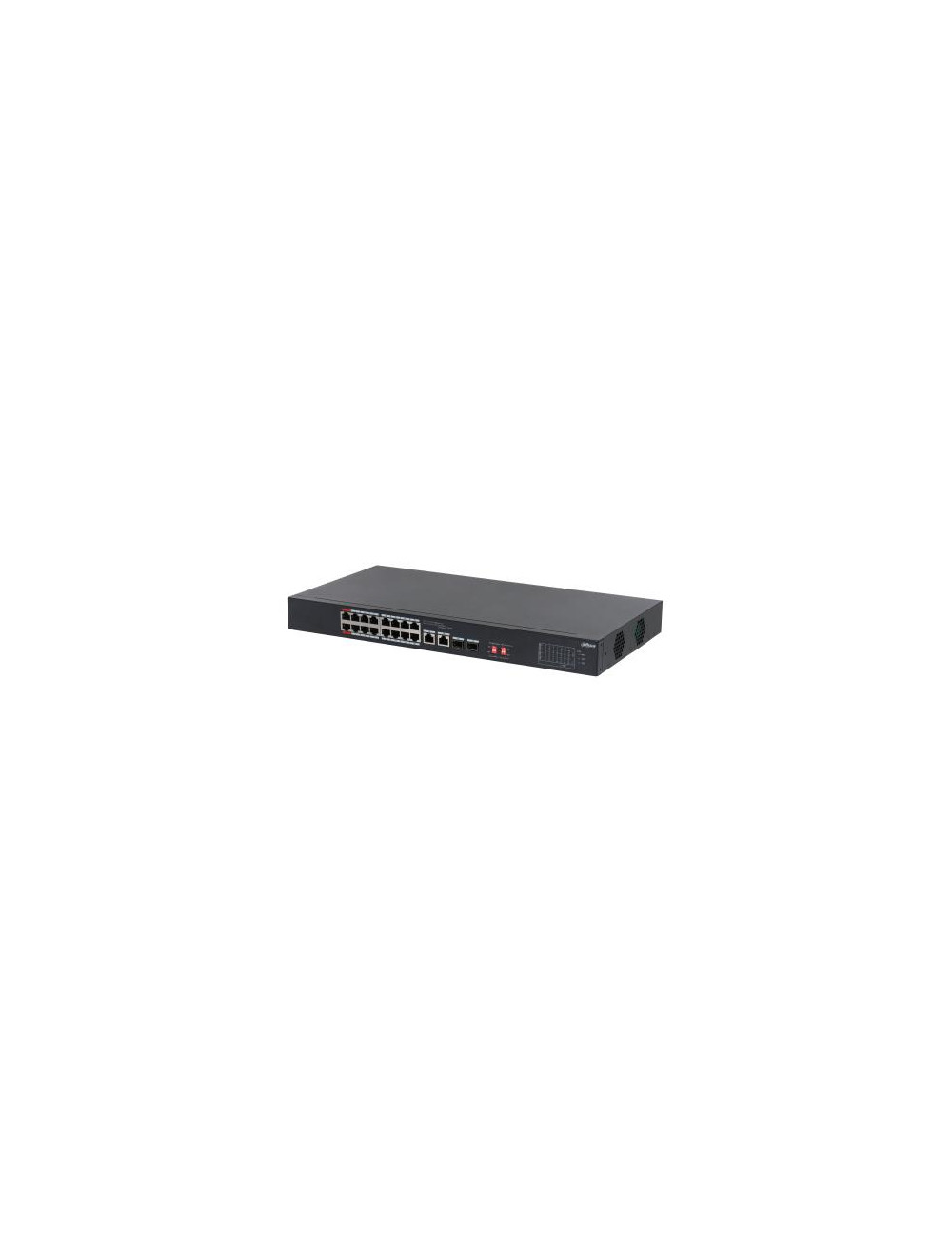 Switch|DAHUA|S3218-16ET-135|Switch type Unmanaged|Switch layer L2|Rack mounting Yes|Stackable Yes|Form factor 1U|16xRJ-45 ports|