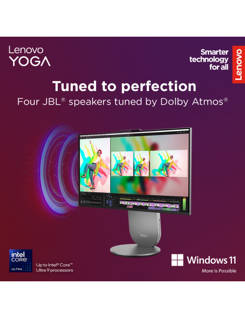 Lenovo Yoga | 27IAH10 | Desktop | AIO | 27 " | Inte Core Ultra 7 | 255H | 16 GB | Soldered LPDDR5x | 1000 GB | Intel Arc 140T GP