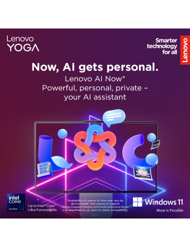 Lenovo Yoga | 27IAH10 | Desktop | AIO | 27 " | Inte Core Ultra 7 | 255H | 16 GB | Soldered LPDDR5x | 1000 GB | Intel Arc 140T GP