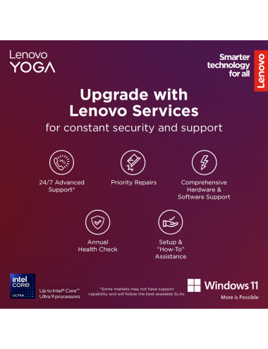Lenovo Yoga | 27IAH10 | Desktop | AIO | 27 " | Inte Core Ultra 7 | 255H | 16 GB | Soldered LPDDR5x | 1000 GB | Intel Arc 140T GP