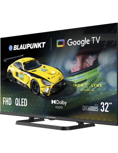 Blaupunkt QLED TV | 32QBG6000S | 32 | Smart TV | Google TV | Black