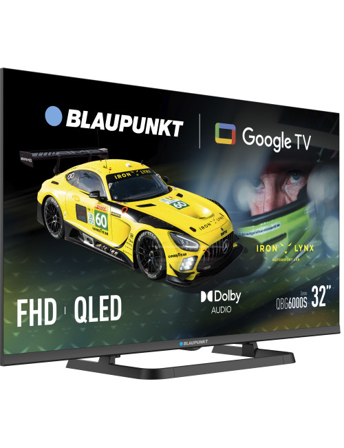 Blaupunkt QLED TV | 32QBG6000S | 32 | Smart TV | Google TV | Black