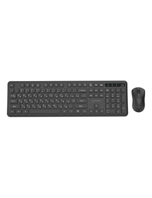 KEYBOARD +MOUSE WRL CYRILLIC/BK KBS-WPS-01-CYRL GEMBIRD