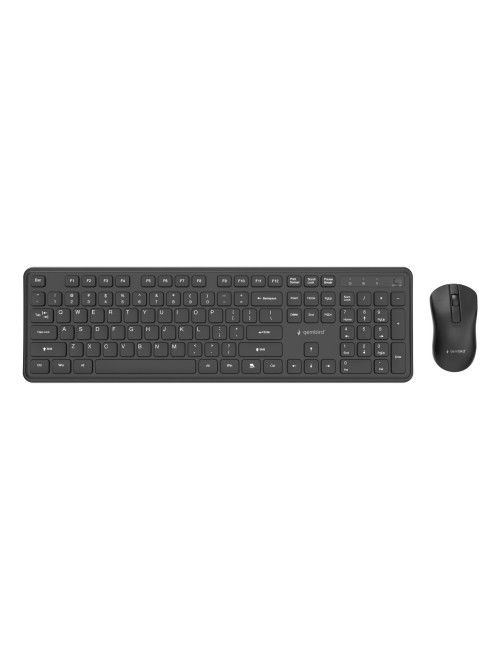 KEYBOARD +MOUSE WRL ENG/BK KBS-WPS-01 GEMBIRD