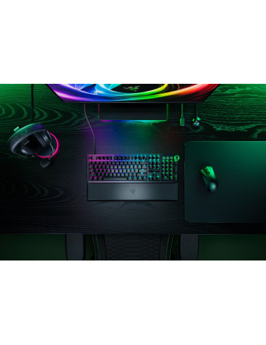 Razer Huntsman V3 Pro 8KHz | Gaming keyboard | Wired | US | Razer Analog Optical Switch Gen-2 | Black