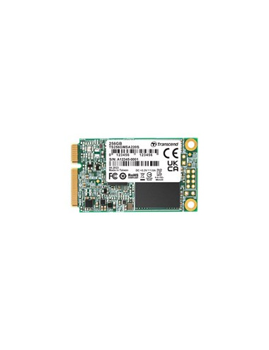 TRANSCEND 256GB mSATA SSD SATA3 3D TLC