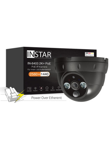 INSTAR IN-8403 2K+ PoE Schwarz