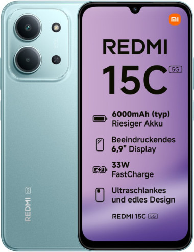 Smartphone Xiaomi Redmi 15C...