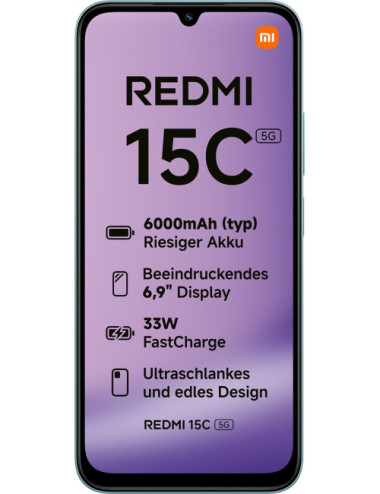 Smartphone Xiaomi Redmi 15C...