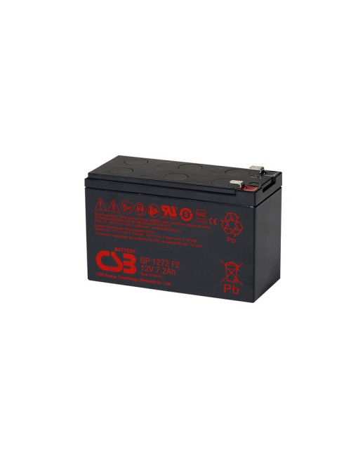 PCM | Battery 12V 7.2Ah F2 Pb CSB | CSB-GP1272