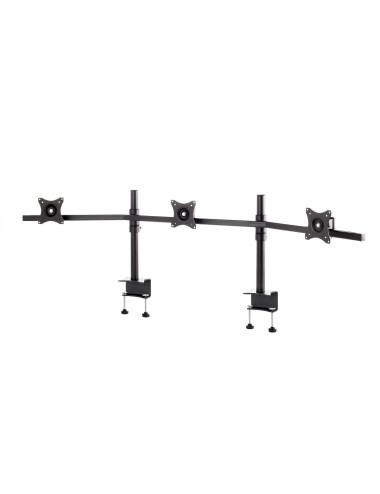 EDBAK SV11 desk mount for three 19 -27 monitors, curved | EDBAK