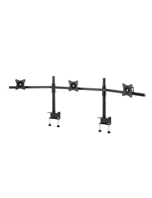 EDBAK SV11 desk mount for three 19 -27 monitors, curved | EDBAK