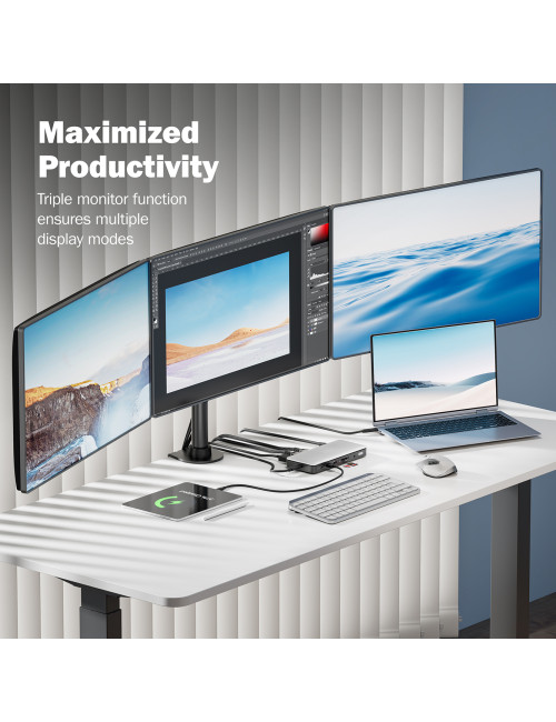 Digitus USB-C Docking Station, 11-port | DA-70917 | HDMI ports quantity 2 | Ethernet LAN