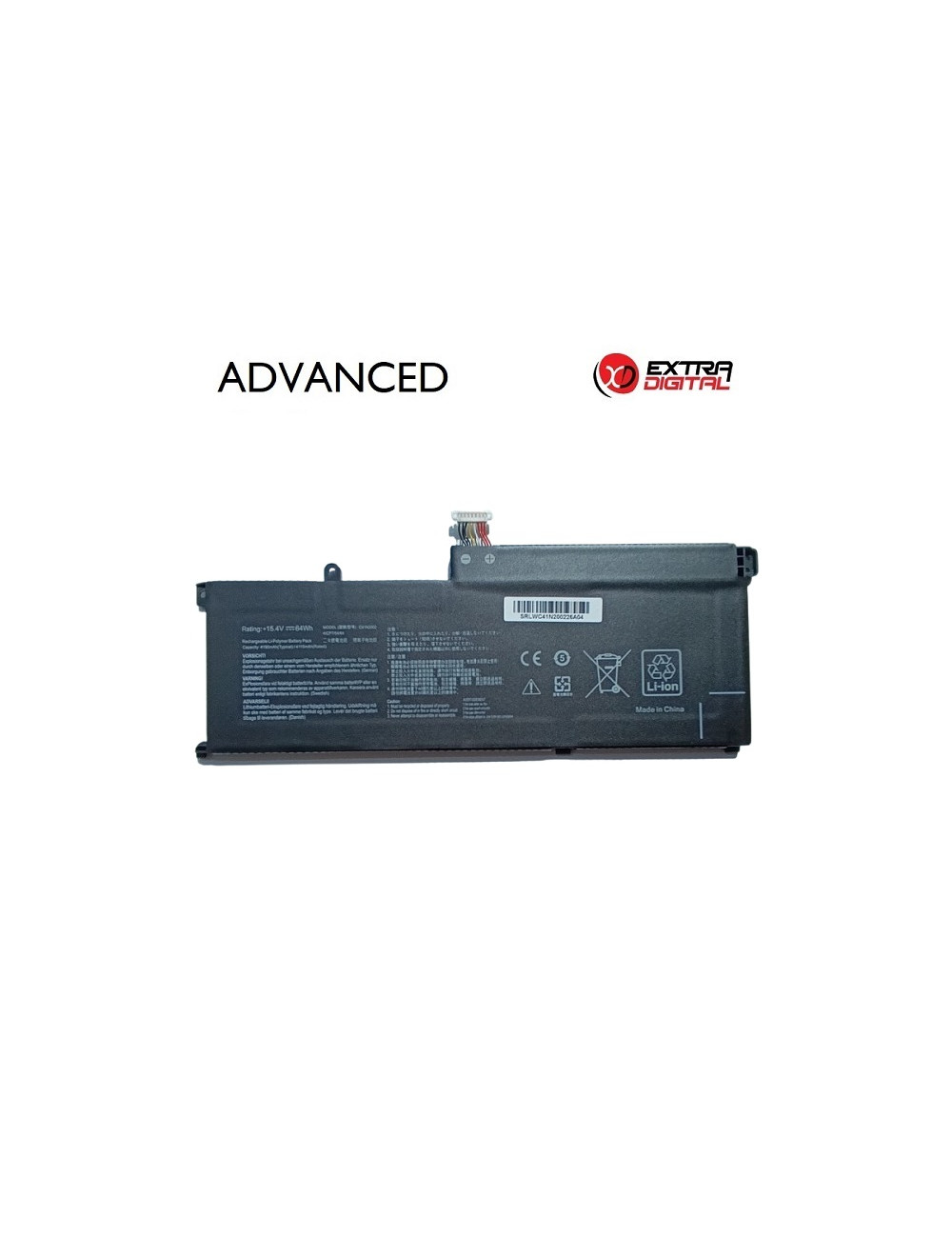 Notebook Battery ASUS C41N2002, 4115mAh, Extra Digital Advanced