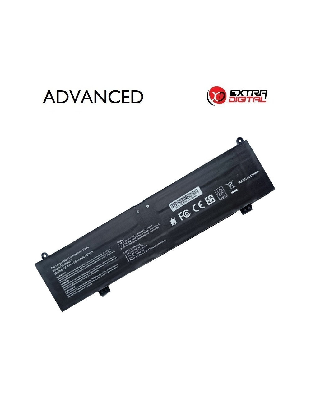 Notebook Battery ASUS C41N2013-1, 5844mAh, 90Wh, Extra Digital Advanced