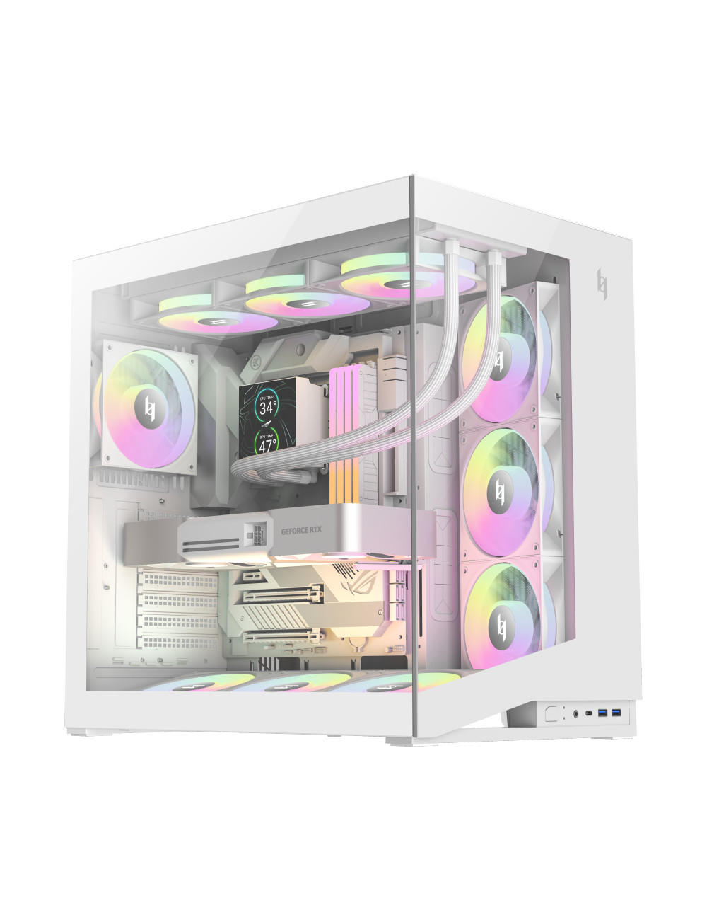 Gamemax Case | NEX C56 WH | ATX