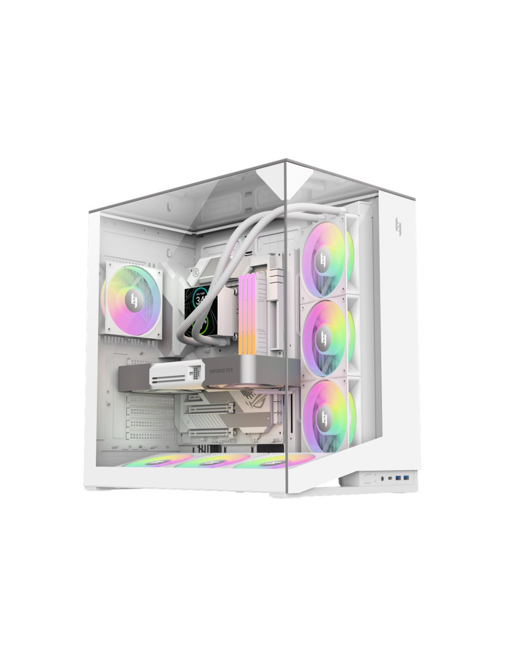 Gamemax Case | NEX C56 VC WH | ATX