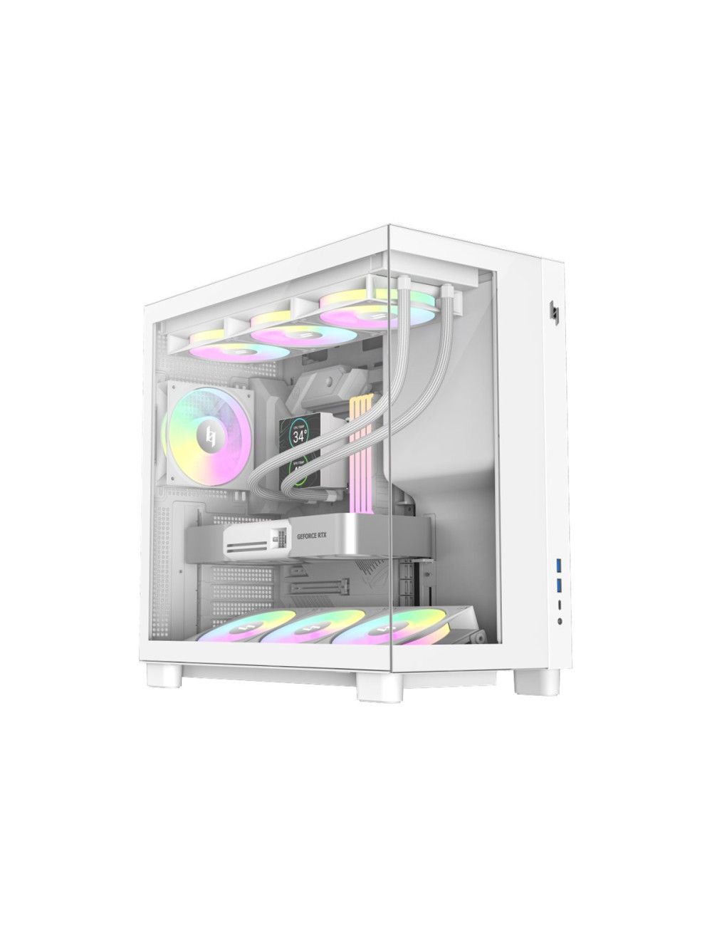Gamemax Case | NEX C53 WH | ATX/BTF