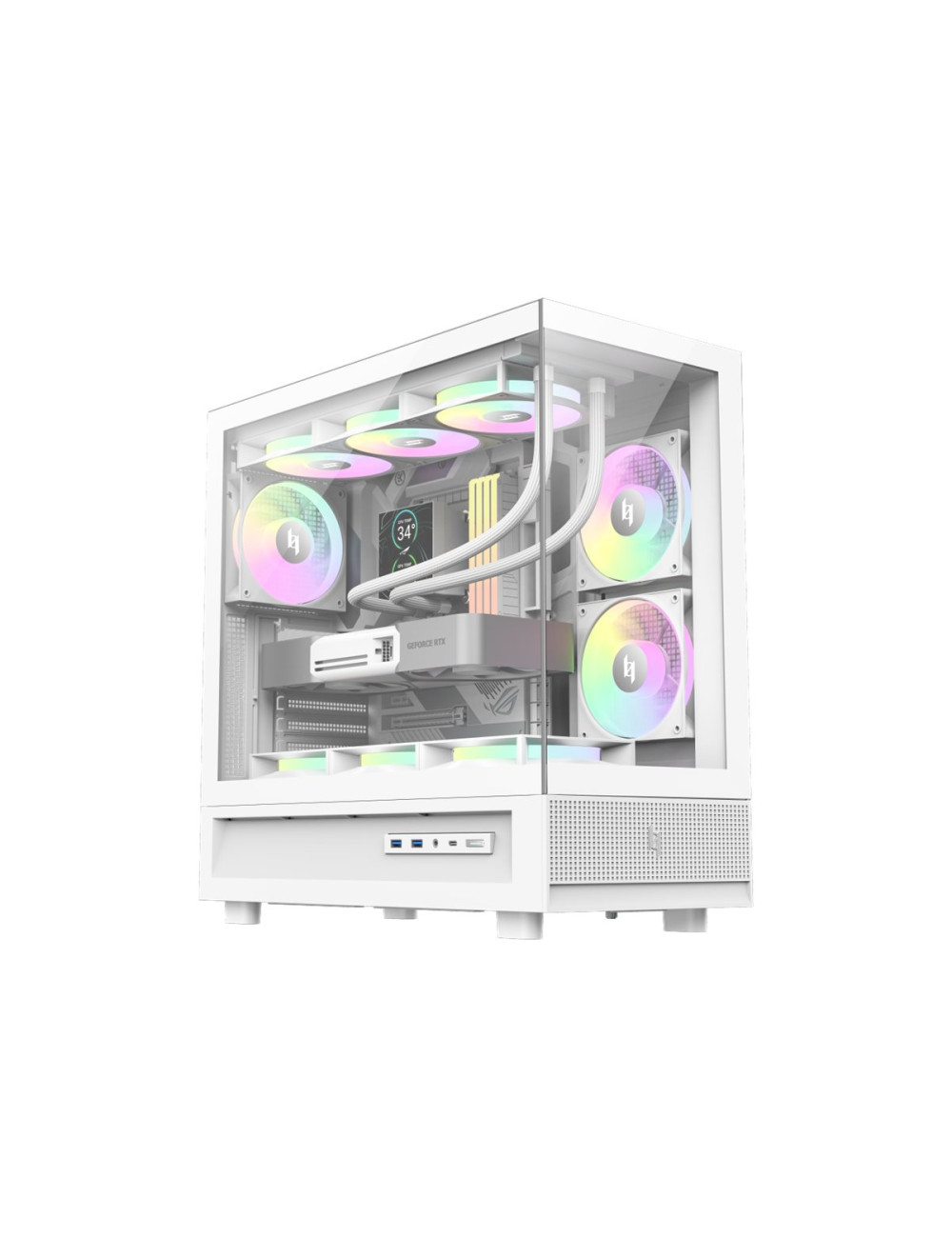 Gamemax Case | NEX C51 WH | ATX/BTF