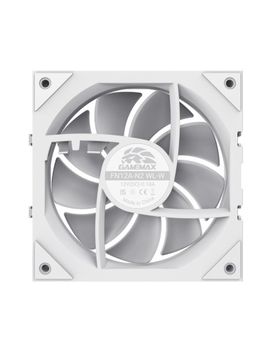 Gamemax FN12A-N2 WL-W | Case fan | White