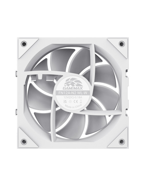 Gamemax FN12A-N2 WL-W | Case fan | White