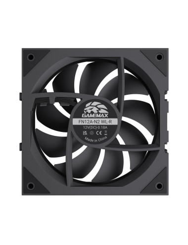 Gamemax FN12A-N2 WL-R | Case fan | Black