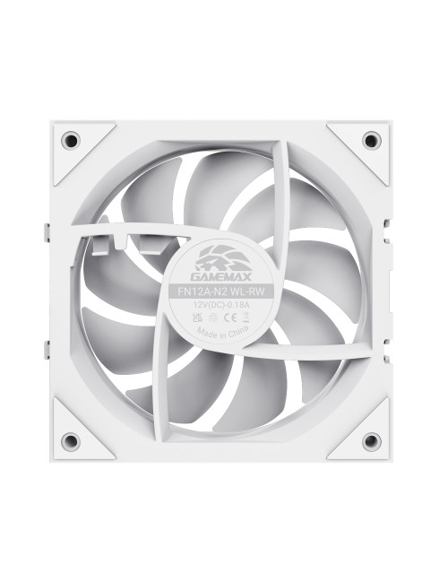 Gamemax FN12A-N2 WL-RW | Case fan | White
