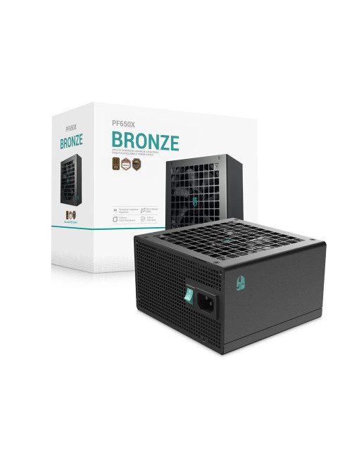 Deepcool 80 PLUS Bronze PSU | PF650X | 650 W | Black