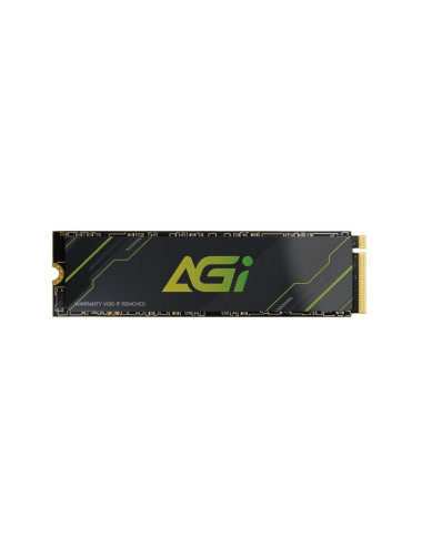 SSD|AGI|600xTBW rating|MTBF 1600000 h|Read speed 4700 MB/s|Write speed 2800 MB/s|NVMe Yes|PCI Express 4.0|M.2|1000 GB|AGI1T0G43A