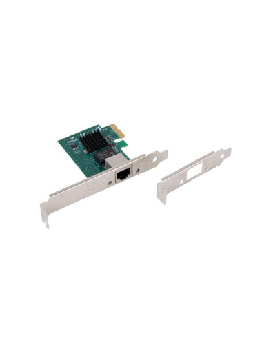 Lanberg | PCI-Express to RJ45 Ethernet Adapter network card PCI-E X1 1X RJ45 2.5GB Low profile | PCE-25GB-001