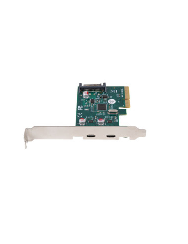 Lanberg PCI-Express X1 Card to 2X USB-C 3.2 GEN 2X1 Low profile | PCE-UC3-002