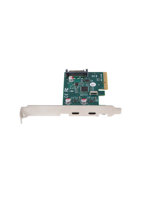 Lanberg PCI-Express X1 Card to 2X USB-C 3.2 GEN 2X1 Low profile | PCE-UC3-002
