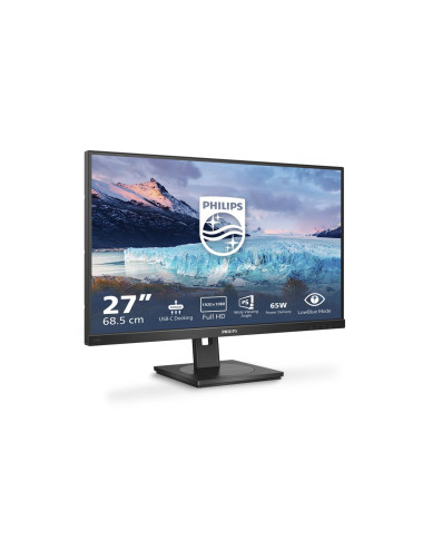 Philips | LCD Monitor | 273S1/00 | 27 " | IPS | FHD | 16:9 | 75 Hz | 4 ms | 1920 x 1080 | 300 cd/m | HDMI ports quantity 1