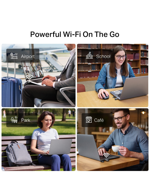 TP-LINK BE6500 Tri-Band Wi-Fi 7 Mini Wireless USB Adapter | Archer TBE400U | 2.4 GHz, 5 GHz, 6 GHz | 802.11ax | MU-MiMO No | no 