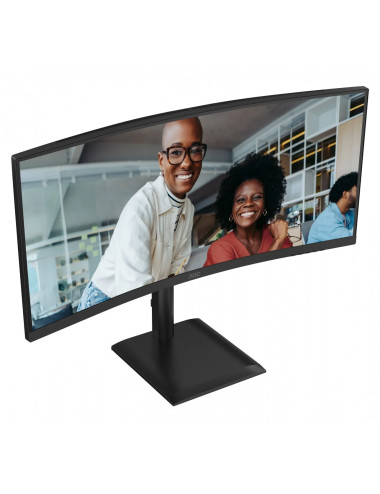 AOC CU34E4CV | 34 " | VA | 21:9 | 120 Hz | 4 ms | 3440 x 1440 pixels | HDMI ports quantity 2 | Black