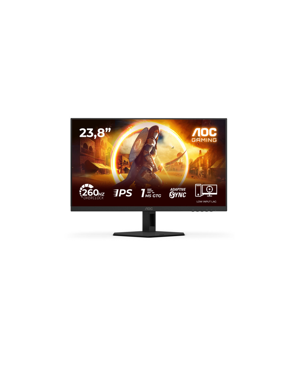 AOC 24G4ZRE | 24 " | Fast IPS | FHD | 16:9 | 240 Hz | 1 ms | 1920 x 1080 pixels | 300 cd/m | HDMI ports quantity 2 | Black