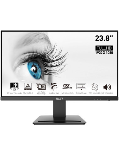 LCD Monitor|MSI|PRO MP243X|23.8"|Business|Matte|Panel IPS|1920x1080|16:9|100Hz|4 ms|Speakers|PROMP243X