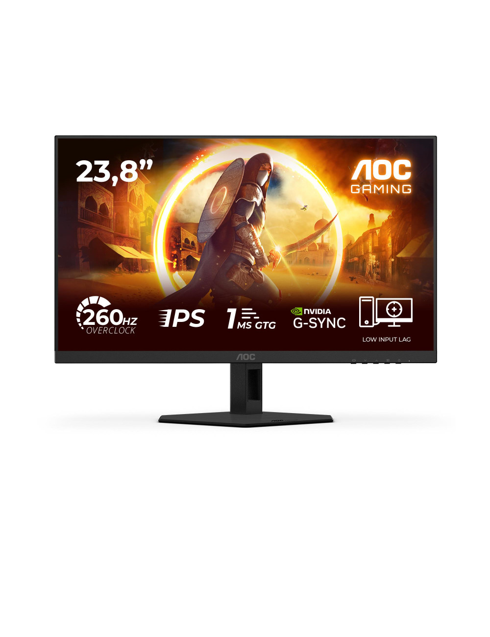 LCD Monitor|AOC|23.8 "|1920 x 1080 pixels|Full HD|Native aspect ratio 16:9|LED|Flat|24G4ZRE