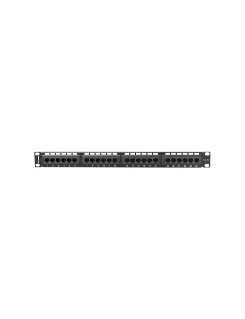 Lanberg | Patch Panel 24 port 1U 19" CAT.5E UTP | PPU5-1024-B | Black