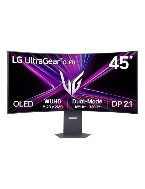 LG 45GX950A-B UltraGear 45" OLED WUHD Curved 5120x2160/21:9/0.03ms/275cd/m2/DisplayPort HDMI Headphone Out | LG
