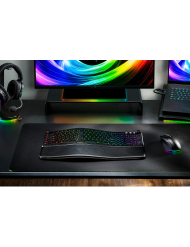 Razer Pro Type Ergo | Keyboard | Wireless | US | Bluetooth | Scissor-switch membrane